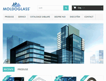 Tablet Screenshot of moldoglass.ro